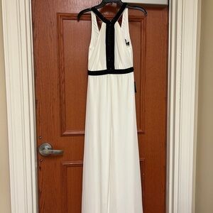 Elegant White Evening Gown